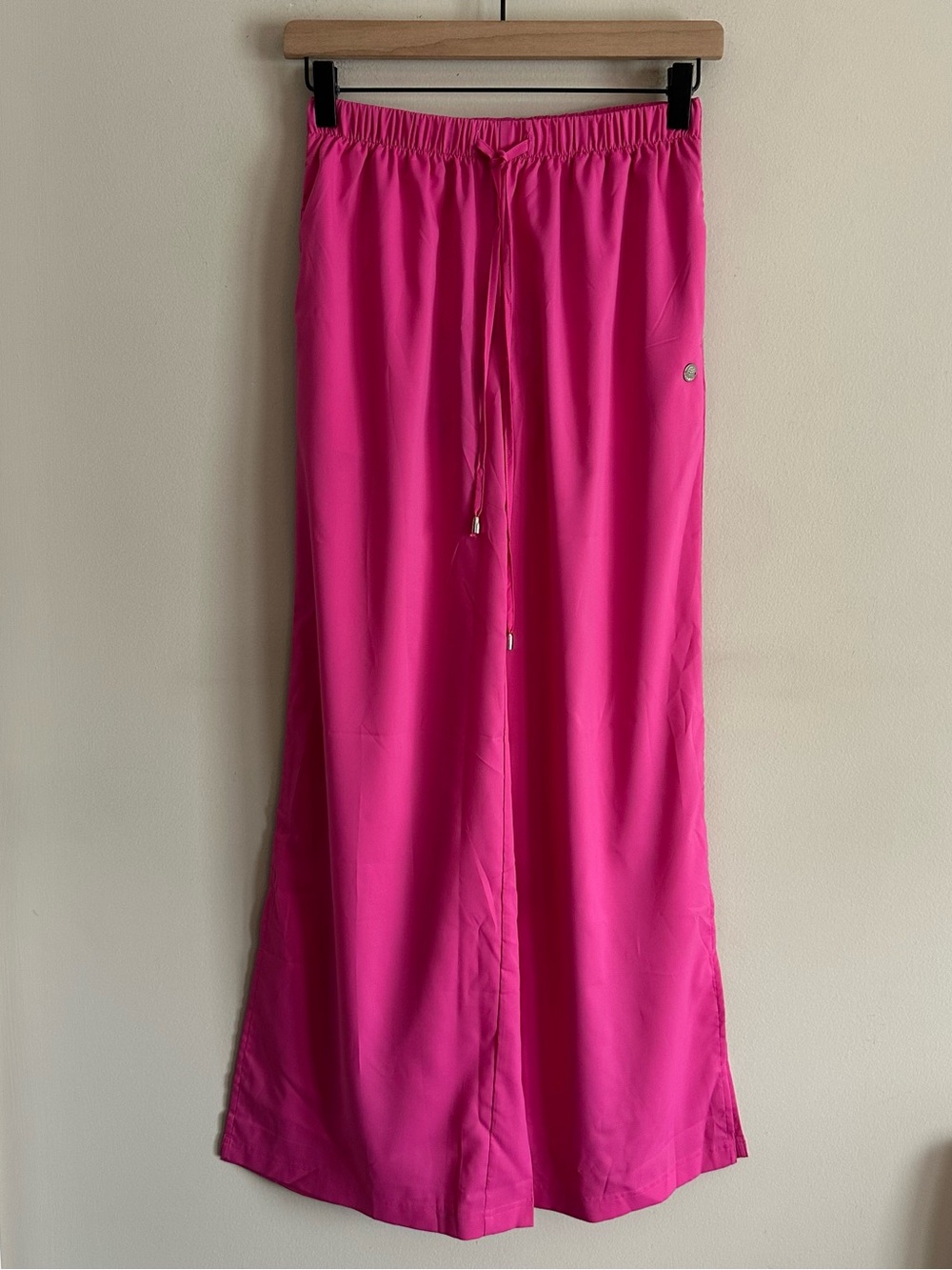 NWT Coolibar Petra Wide Leg Pants UPF 50+ Sun Protection Tulip Pink XS